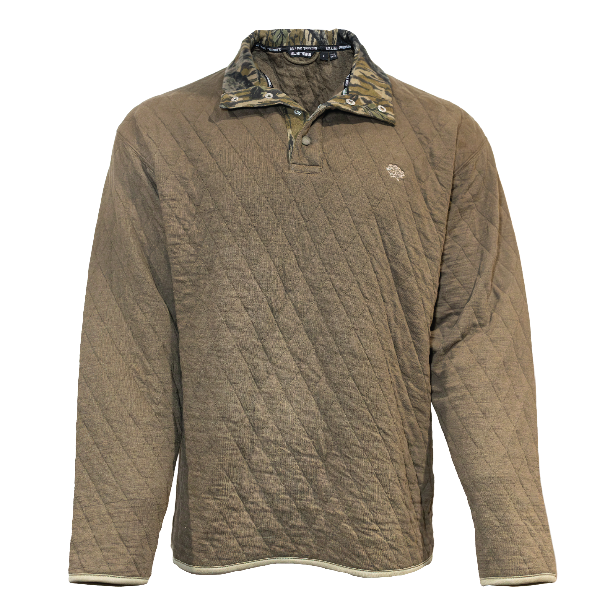 Quarter Snap Quilted Pullover