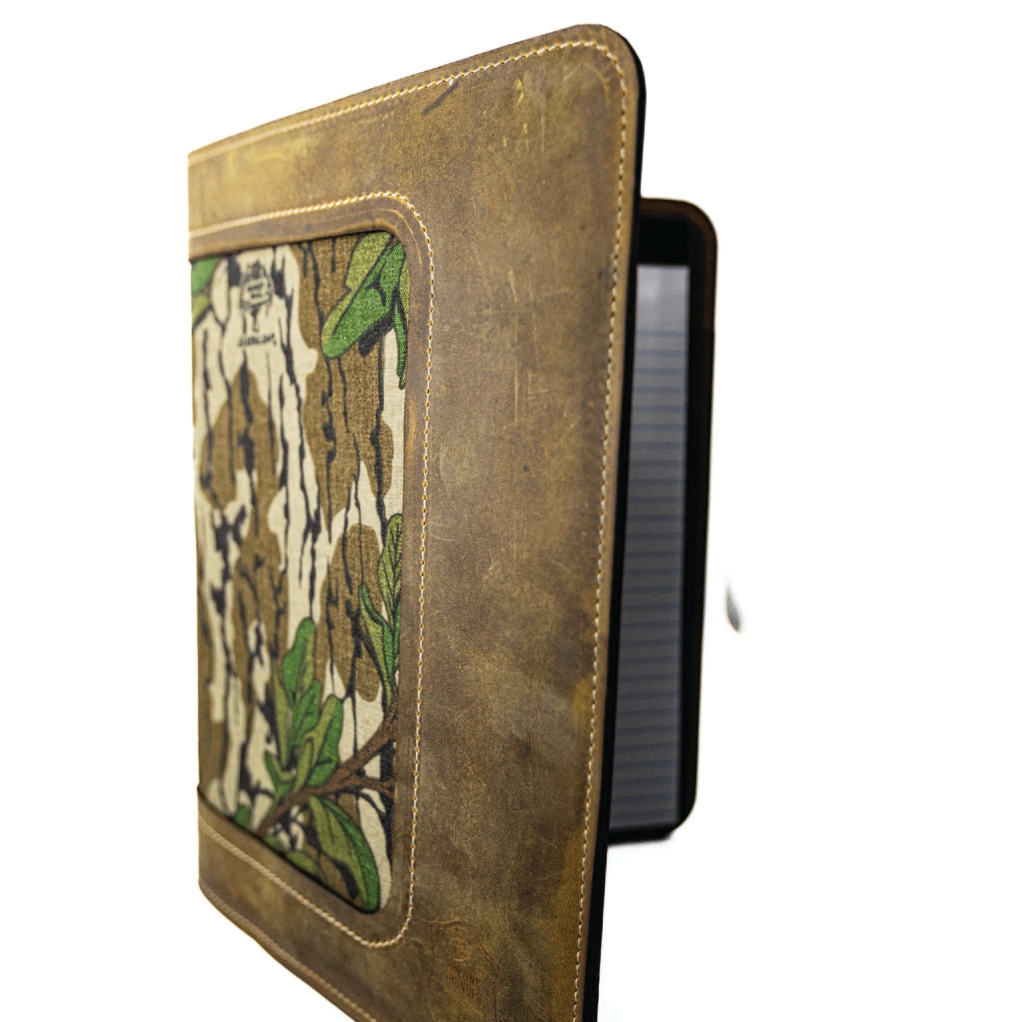 Leather Portfolio with Mossy Oak® In-lay (5"x8" Notepad)
