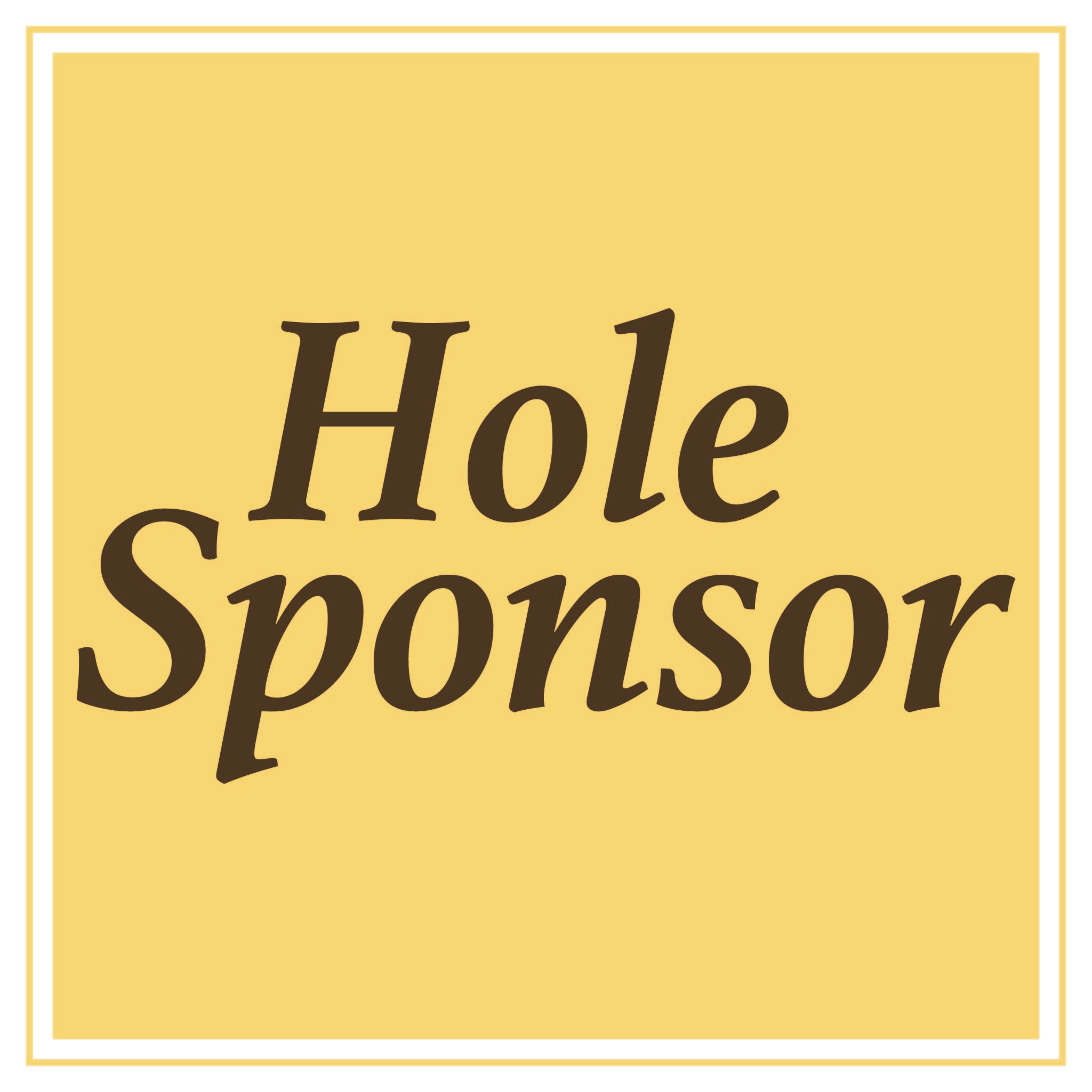 Hole Sponsor (Scramble Team Included)