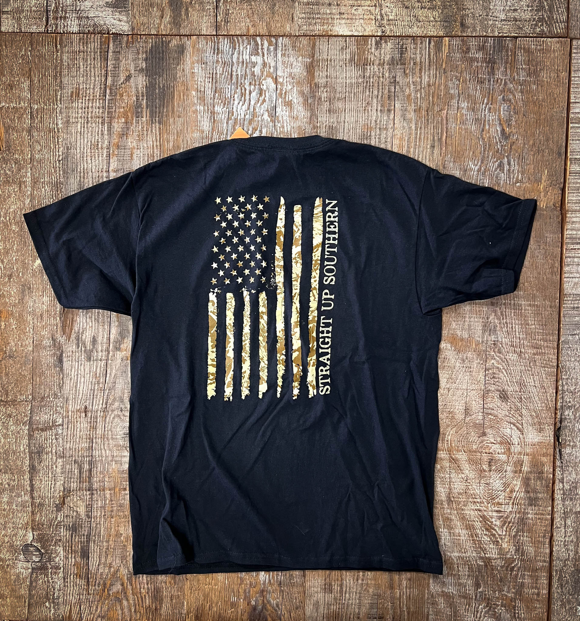 Youth Straight Up Southern - Flag Tee