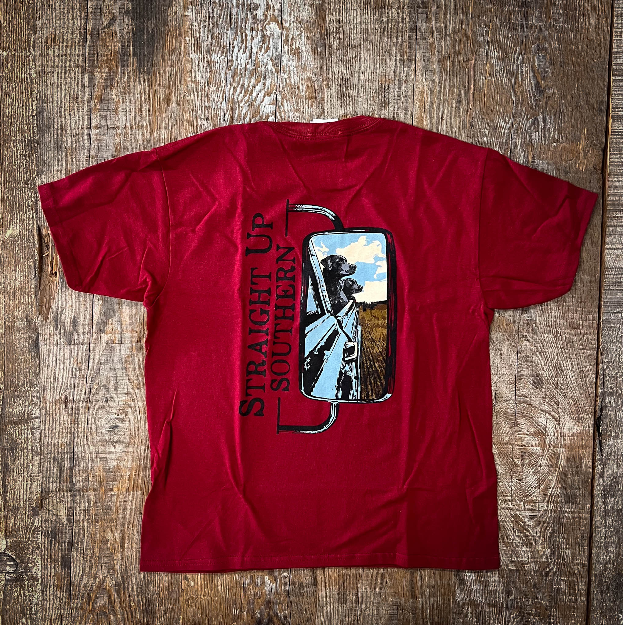 Youth Straight Up Southern Side Mirror Tee