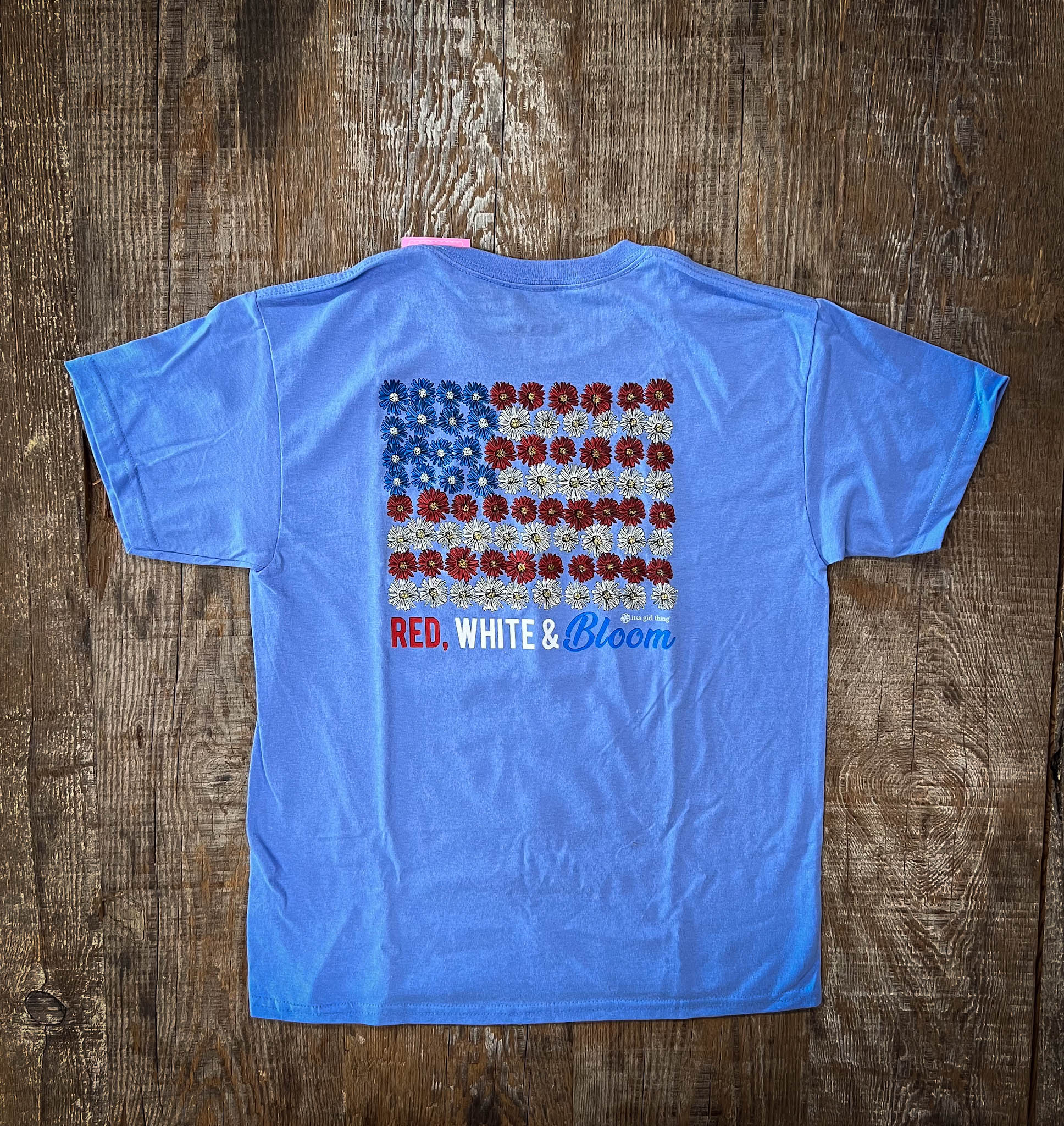 Youth It's A Girl Thing - Red White & Bloom Tee
