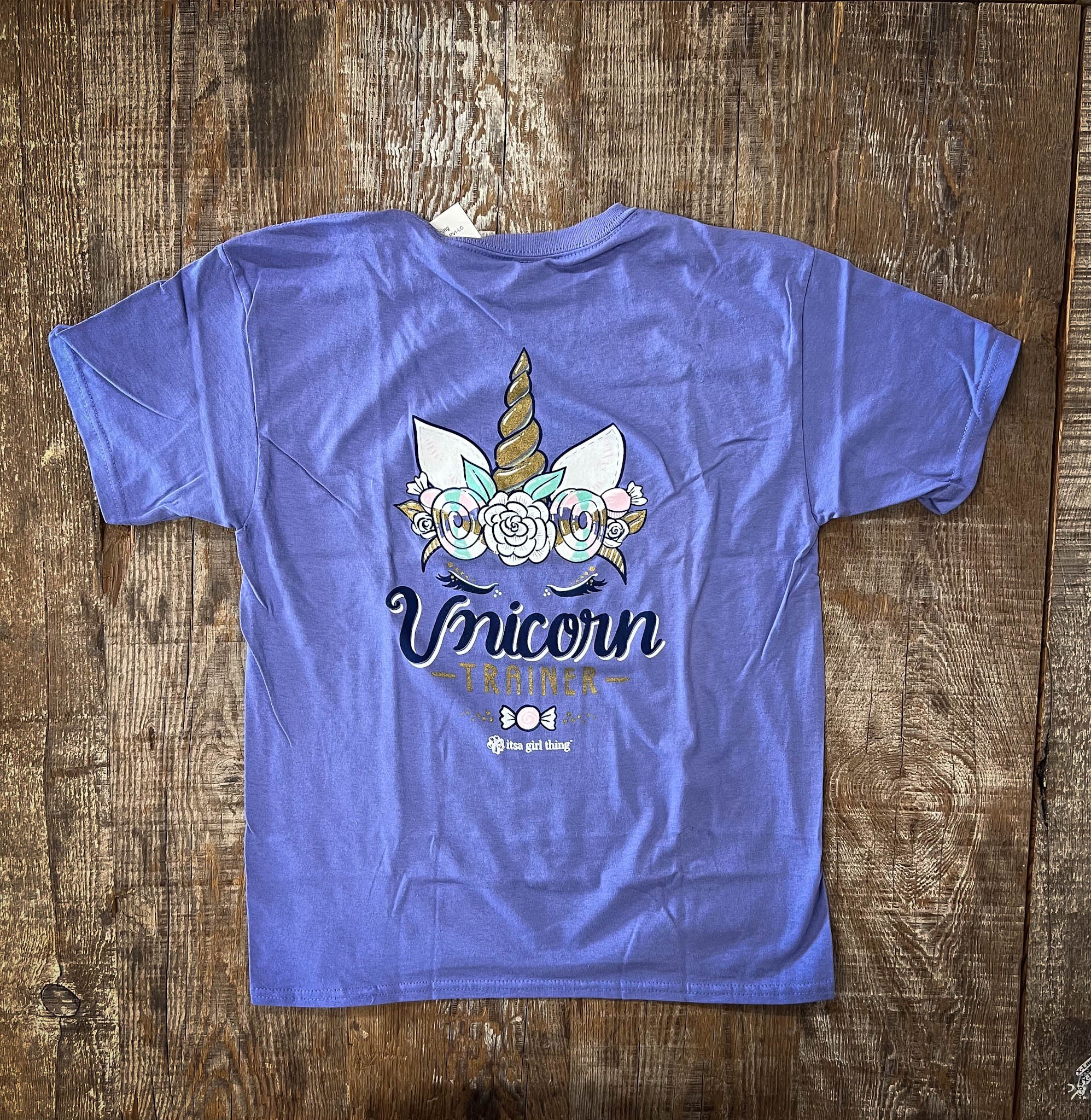 Youth It's A Girl Thing- Unicorn Trainer Tee