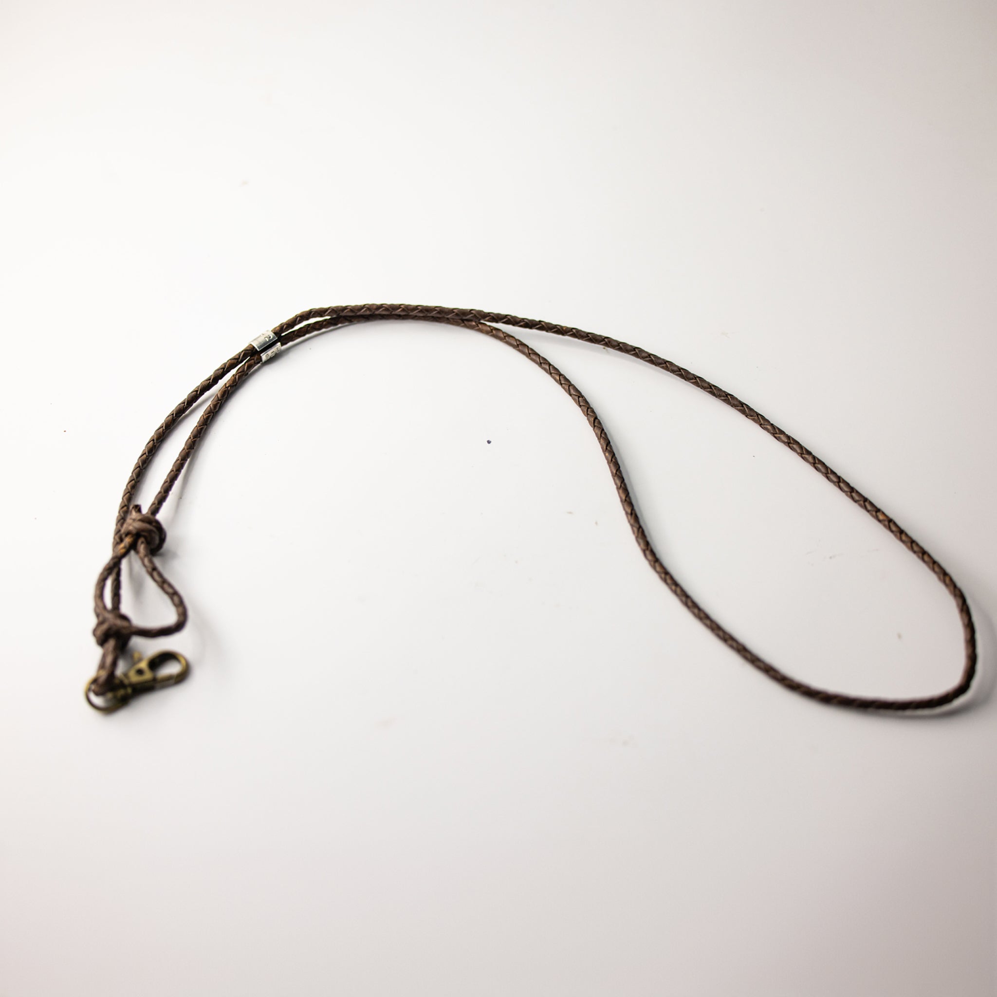 Leather Braided Lanyard