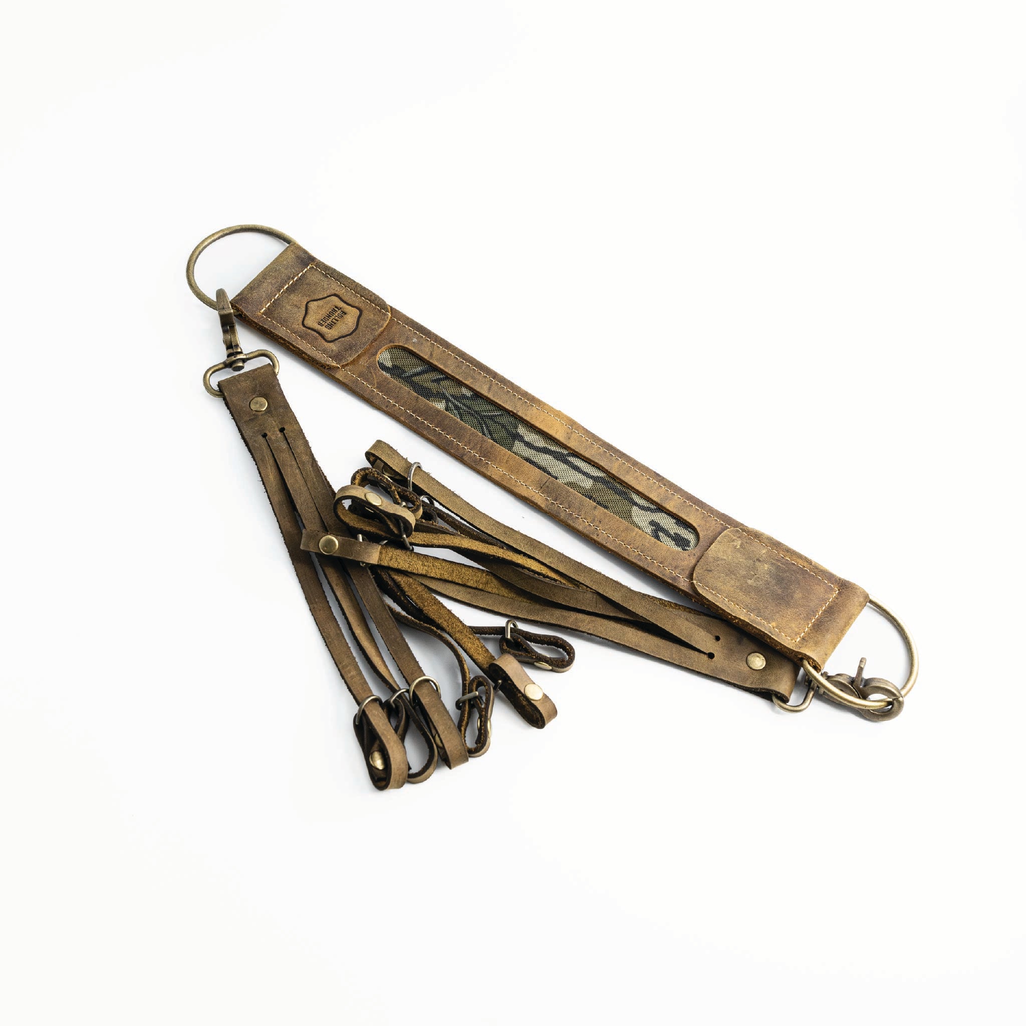 Leather Duck Tote with Mossy Oak® In-lay