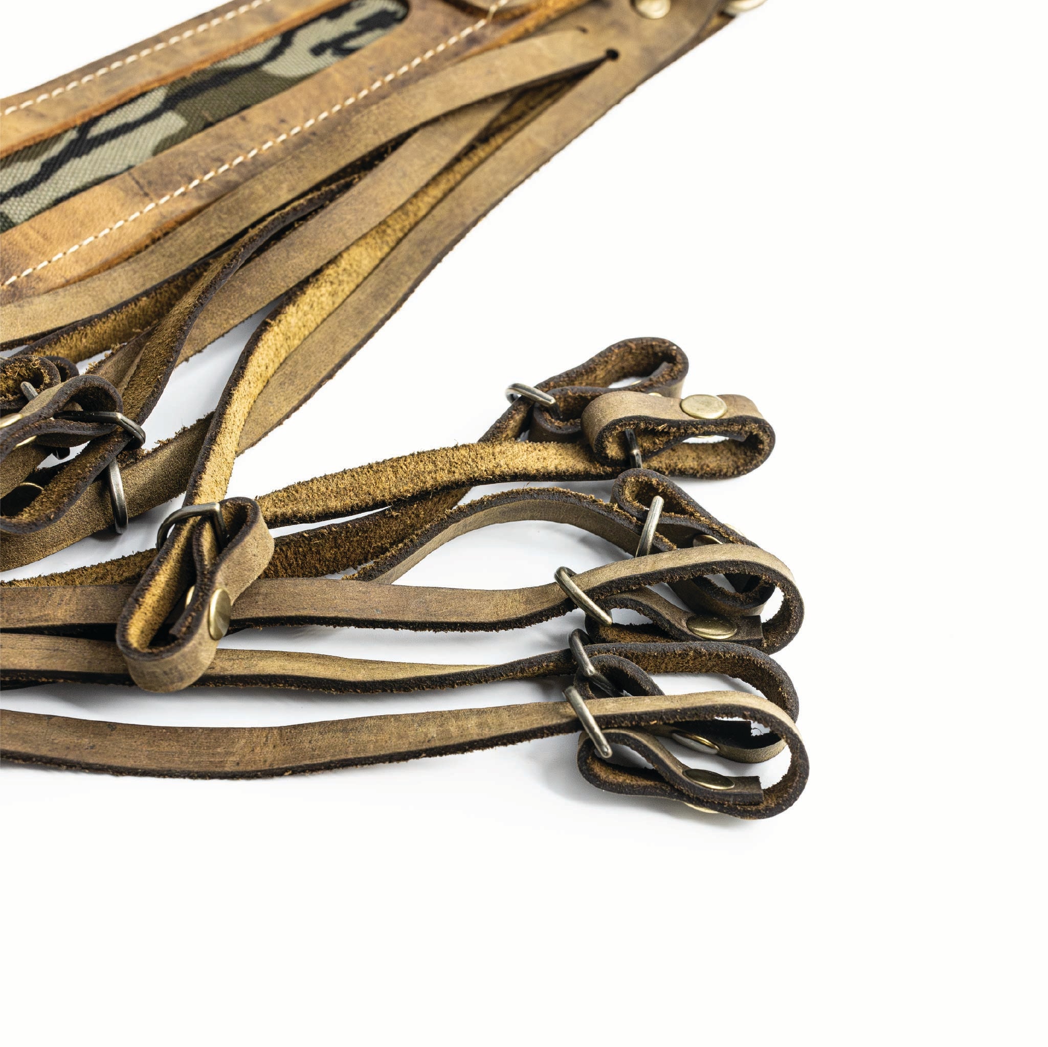 Leather Duck Tote with Mossy Oak® In-lay