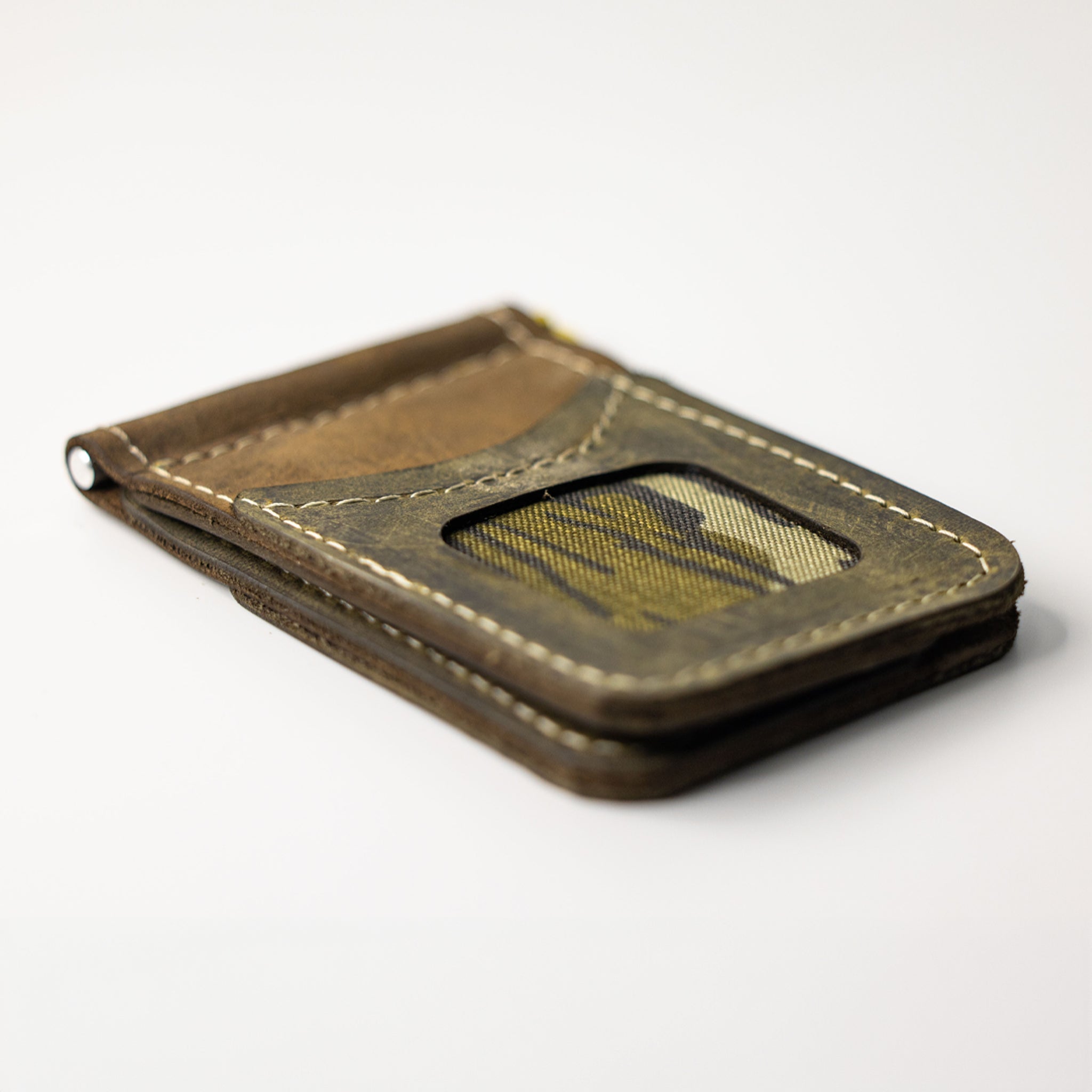 Leather Wallet w/ Mossy Oak In-lay