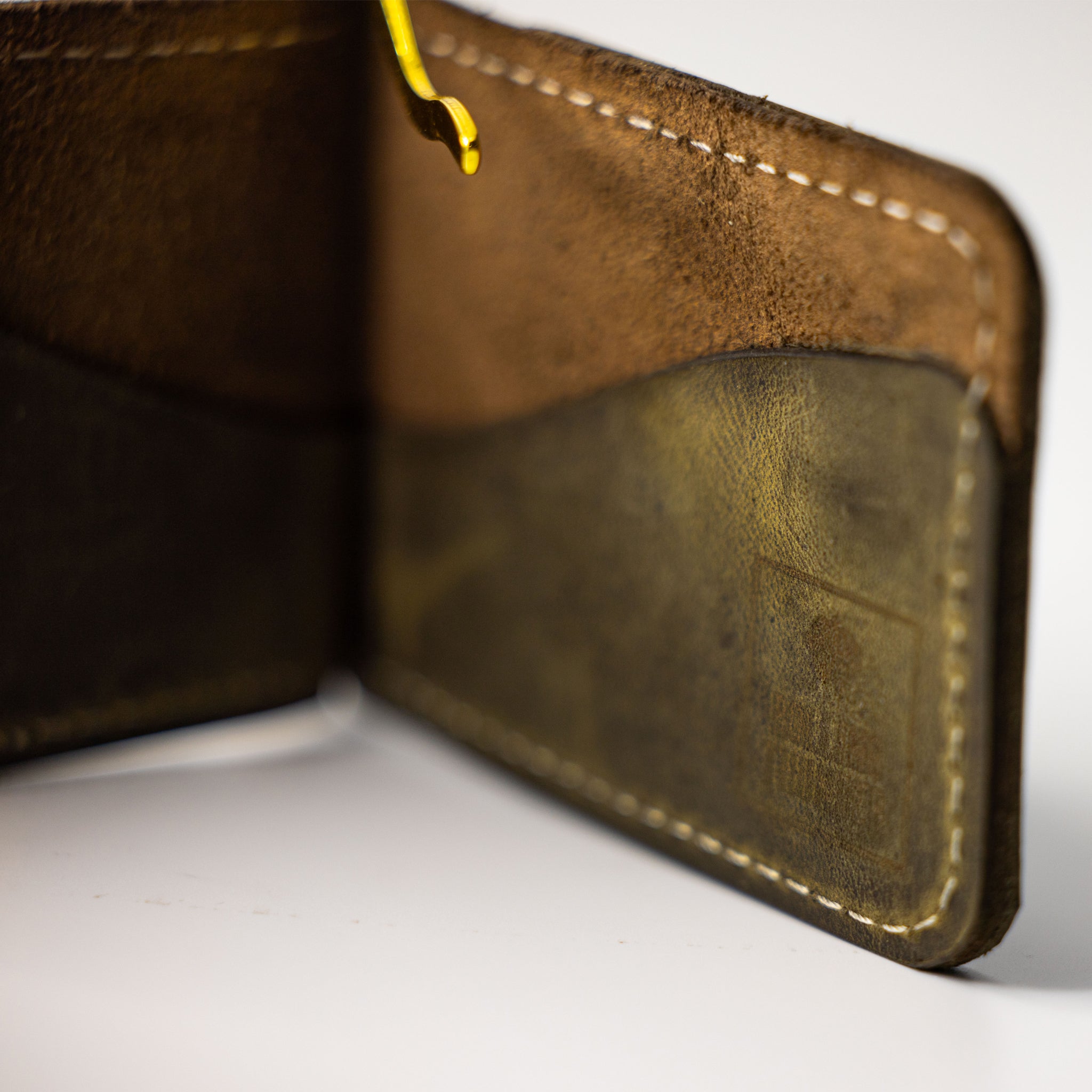 Leather Wallet w/ Mossy Oak In-lay
