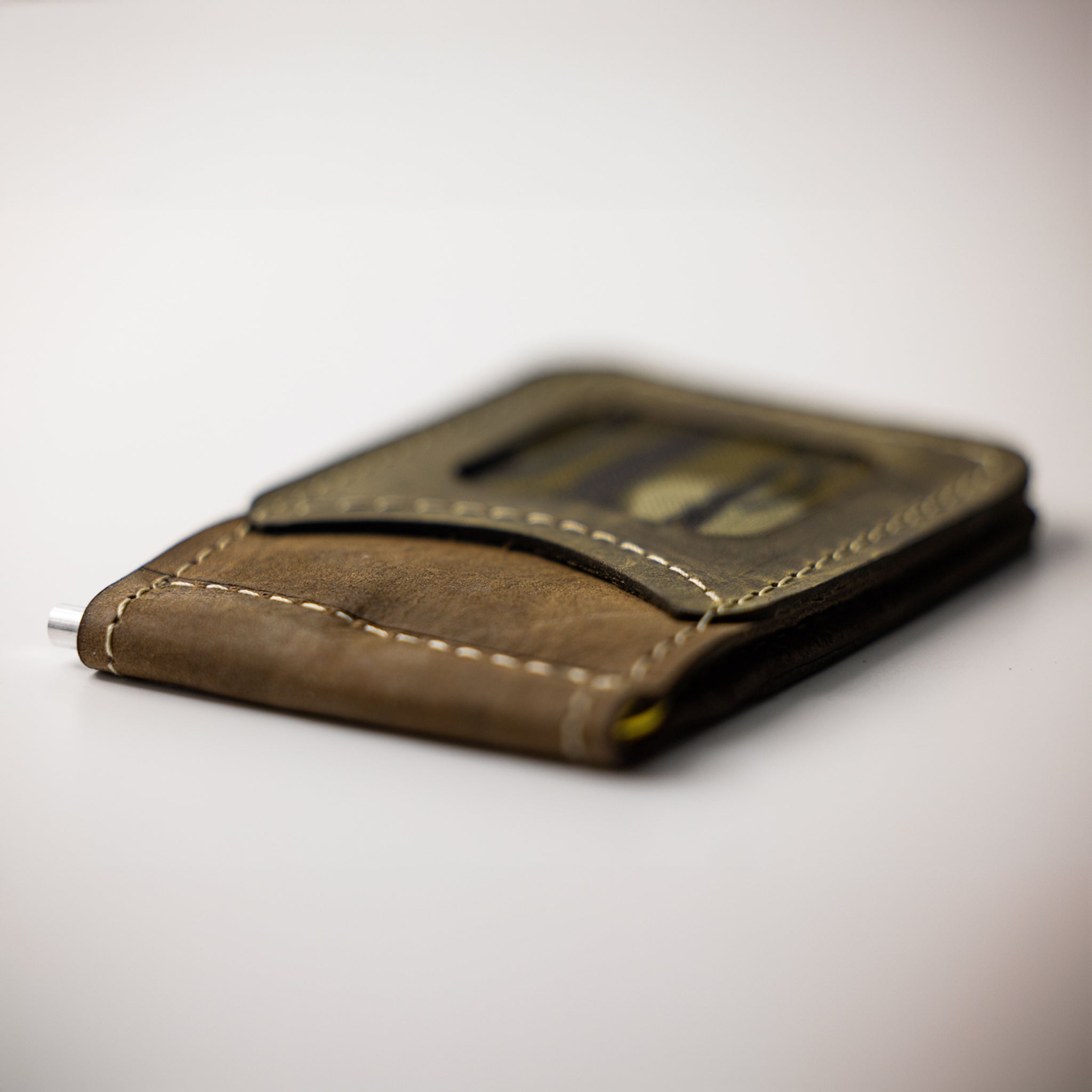Leather Wallet w/ Mossy Oak In-lay