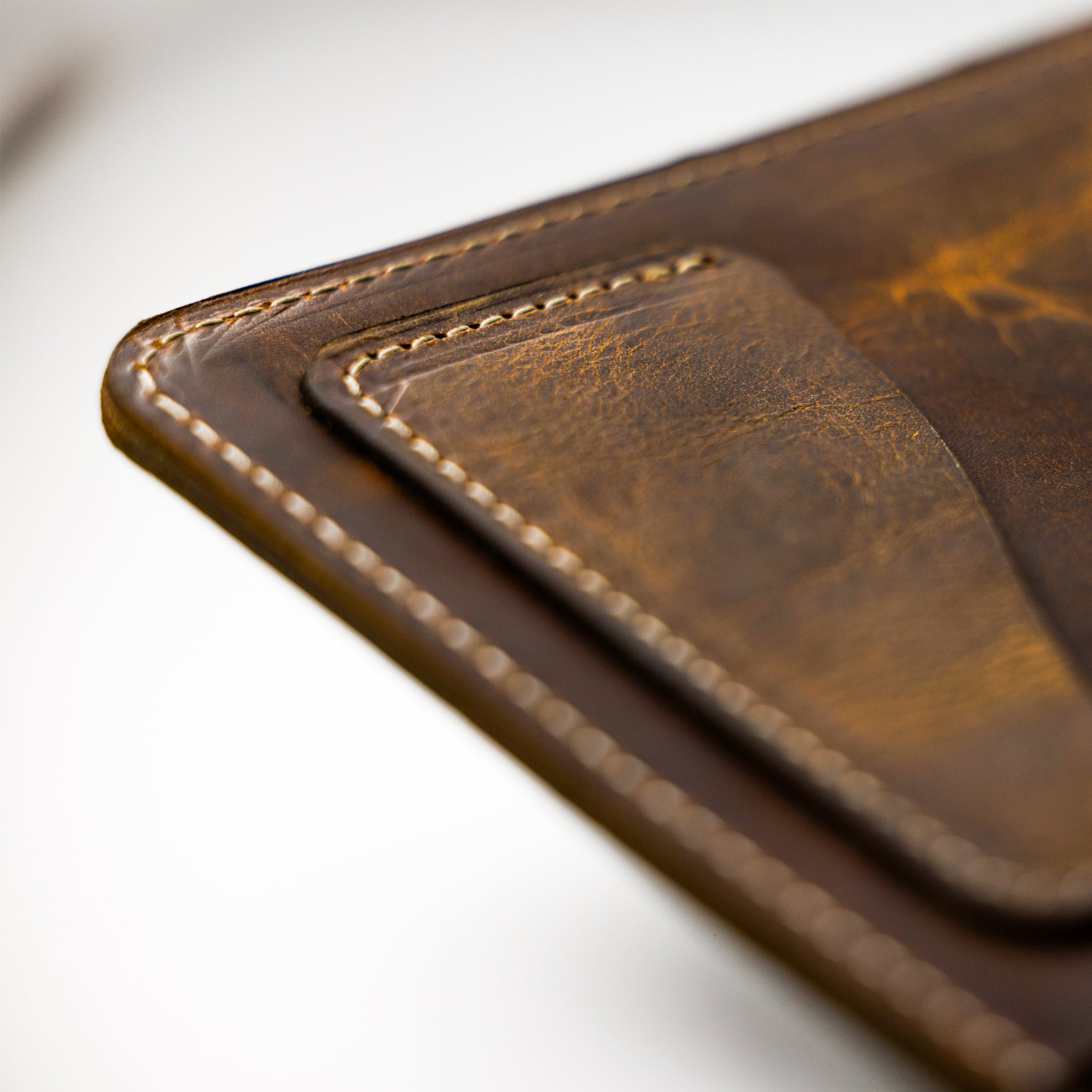 Leather Portfolio with Mossy Oak Original Bottomland In-lay (5"x8" Notepad)