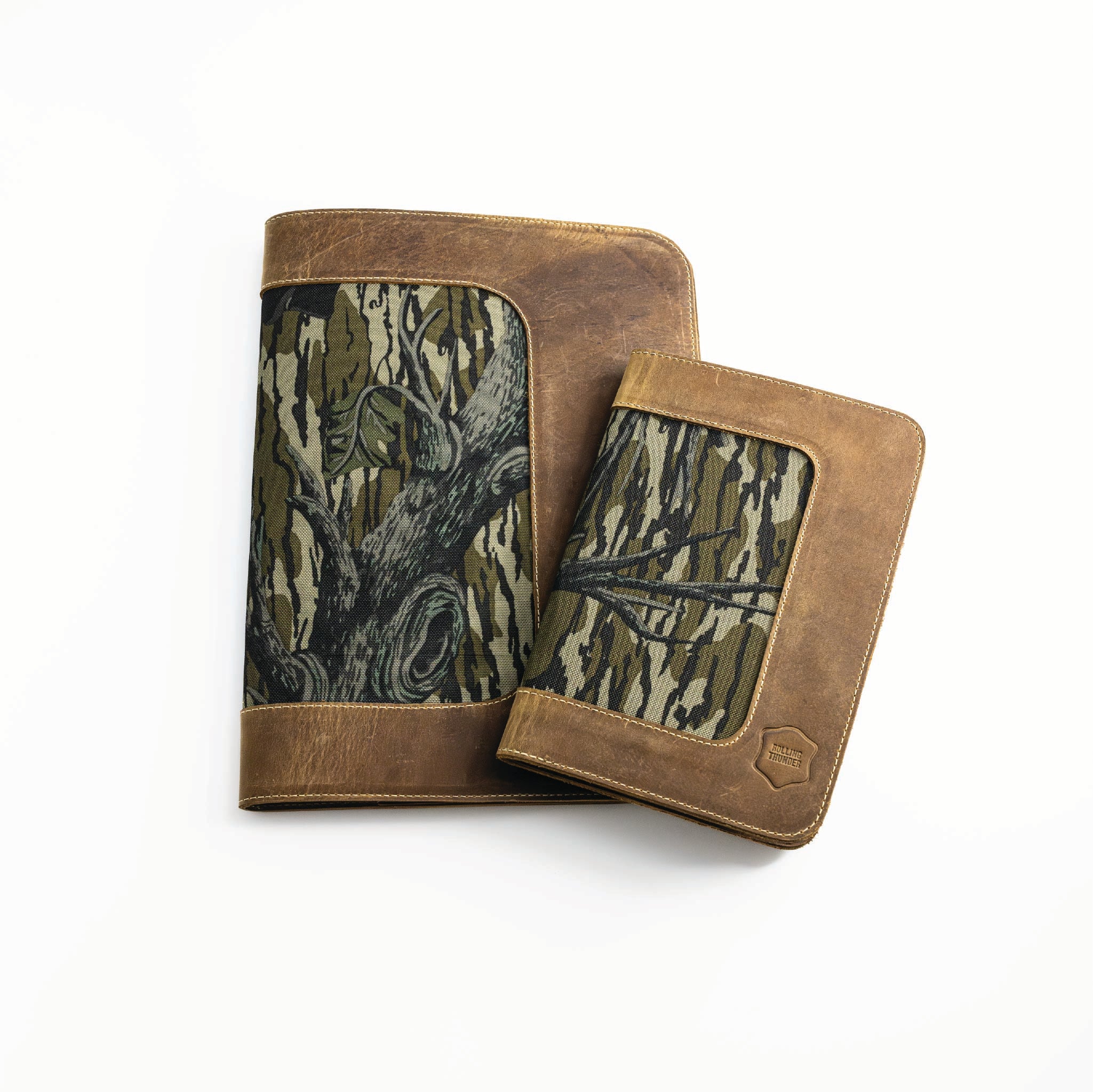 Leather Portfolio with Mossy Oak® In-lay (8.5"x11" Legal Pad)
