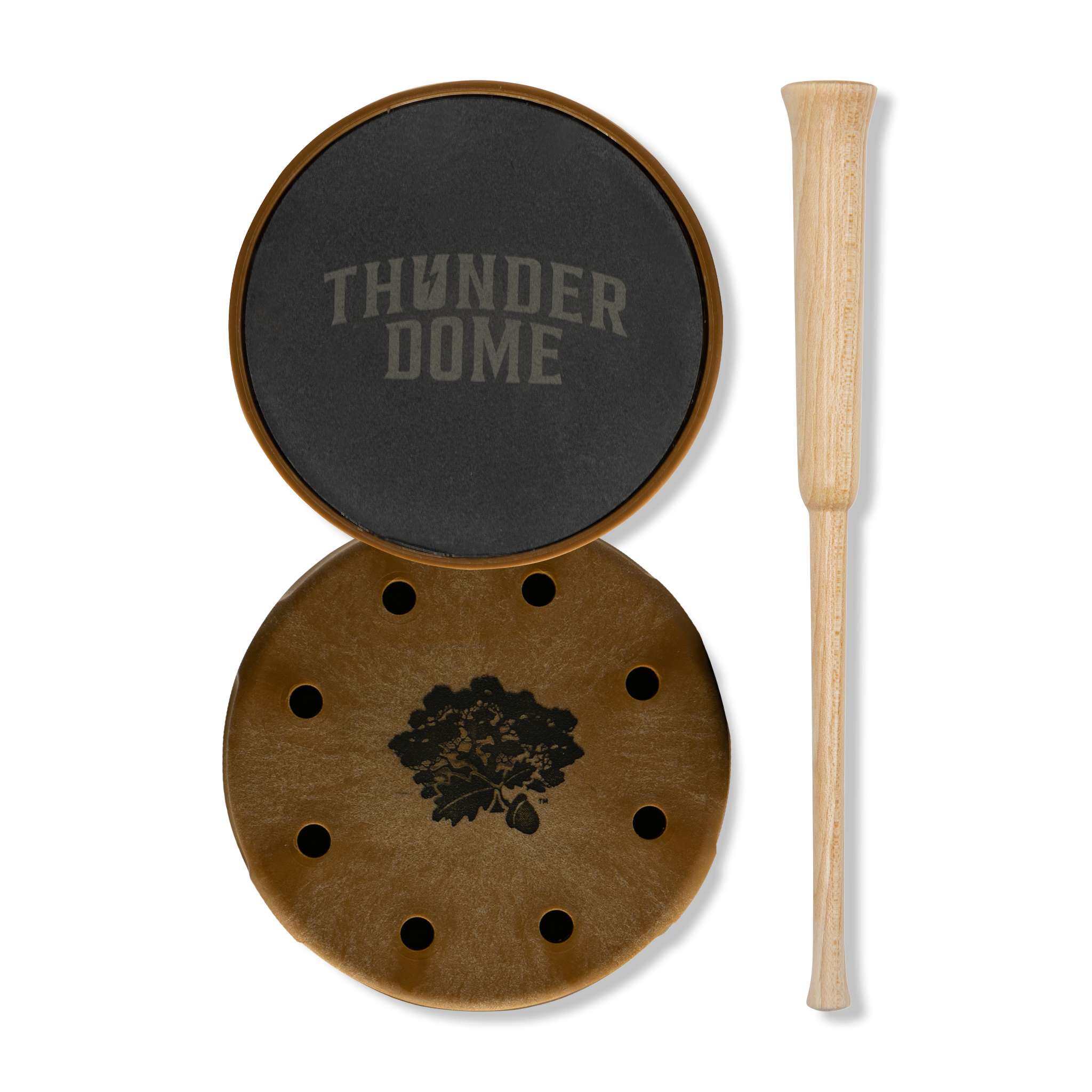 Thunderdome Slate Pot Call with Hickory Striker