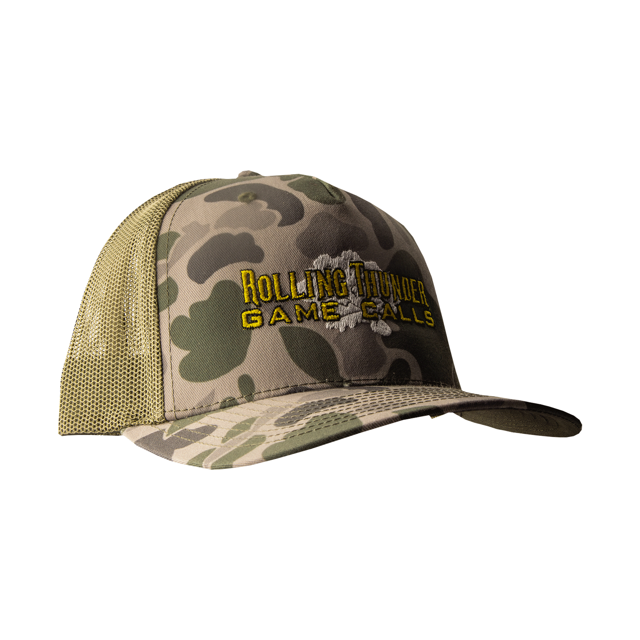 Old School Camo Classic Logo Richardson 112 Mesh Back Hat
