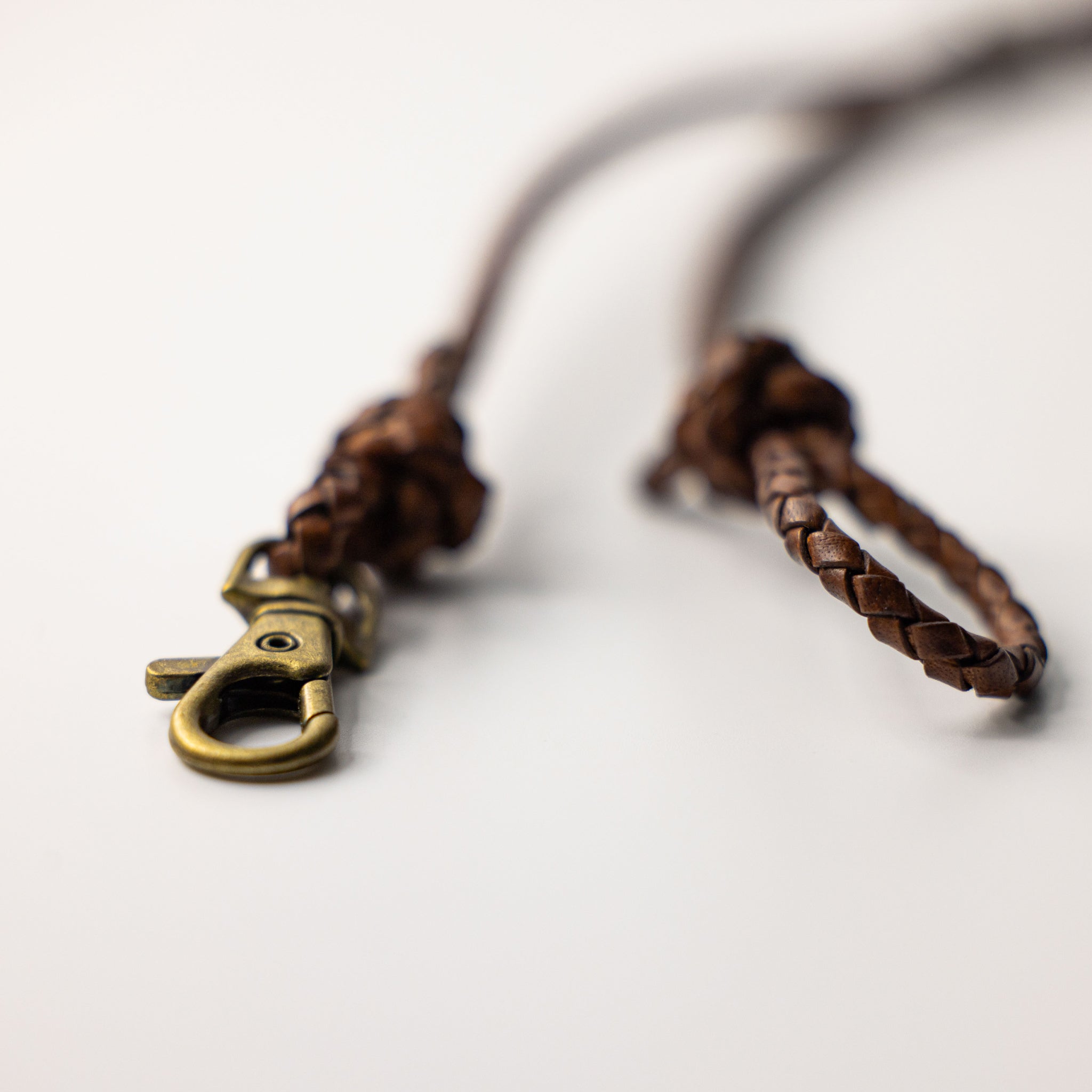 Leather Braided Lanyard