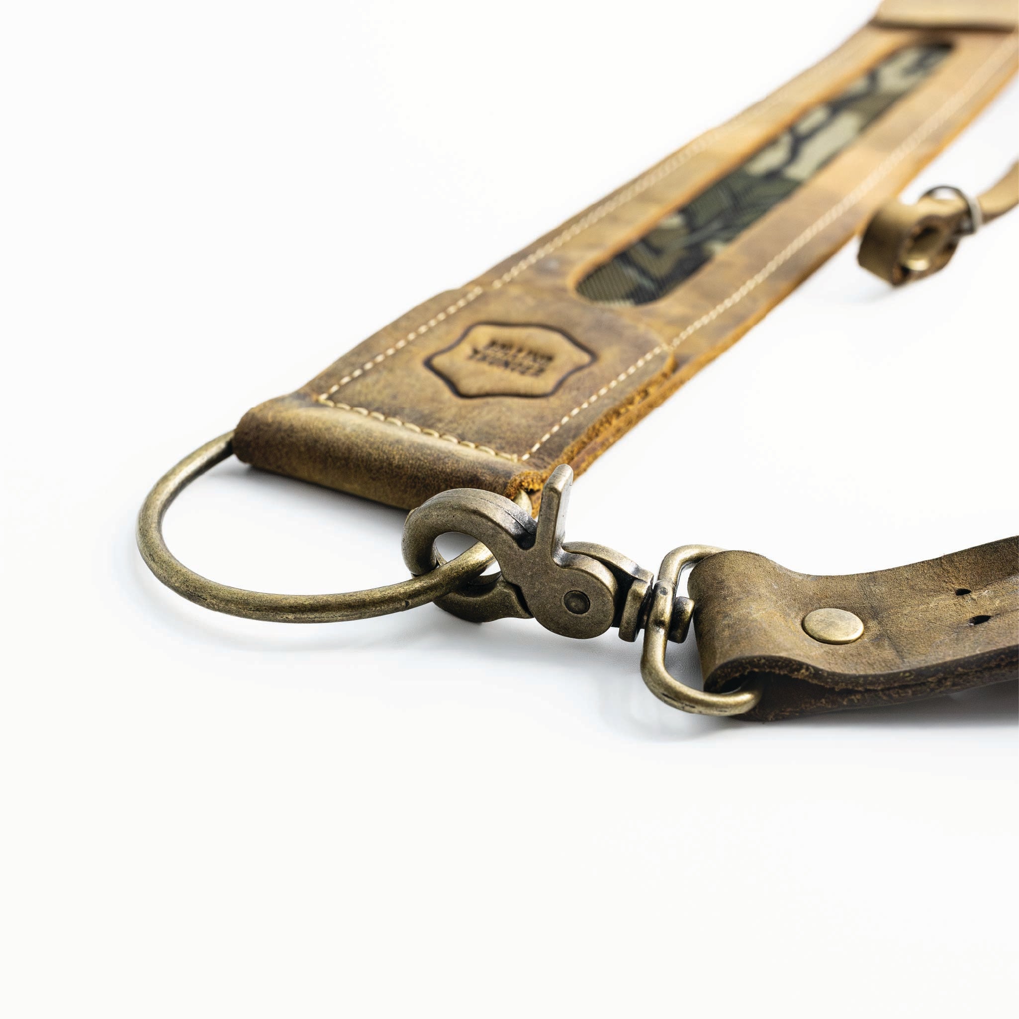 Leather Duck Tote with Mossy Oak® In-lay