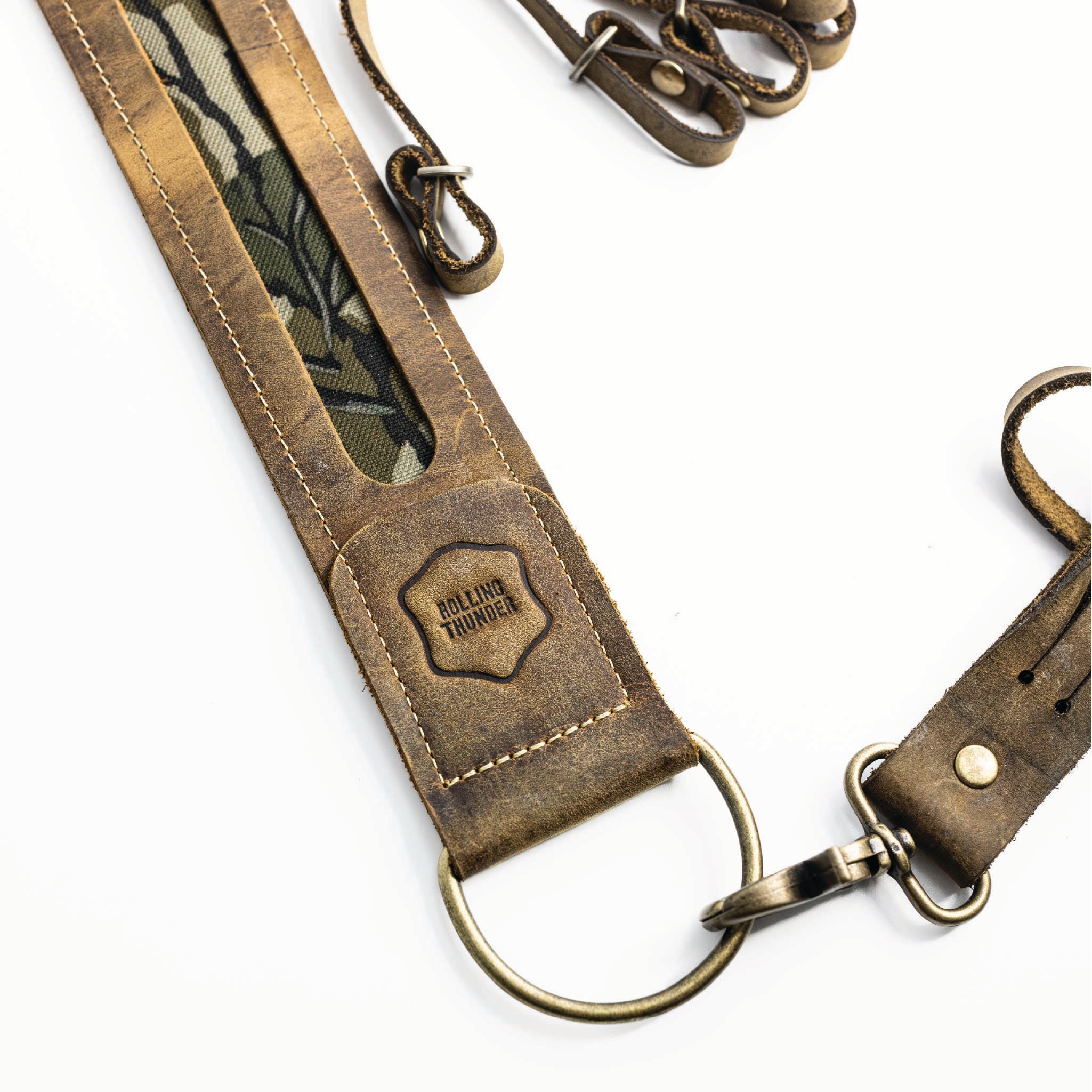 Leather Duck Tote with Mossy Oak® In-lay