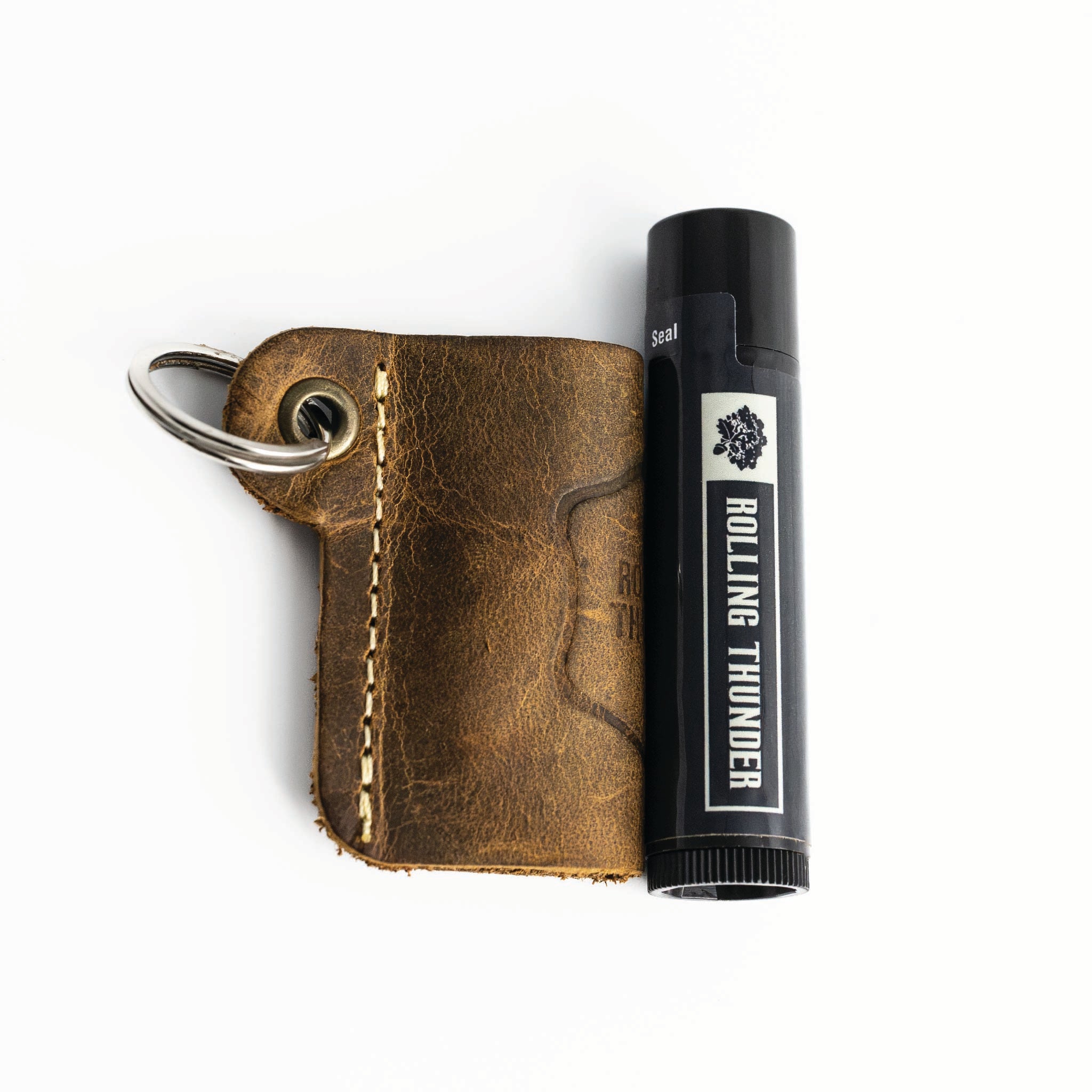 Leather Chapstick Holder