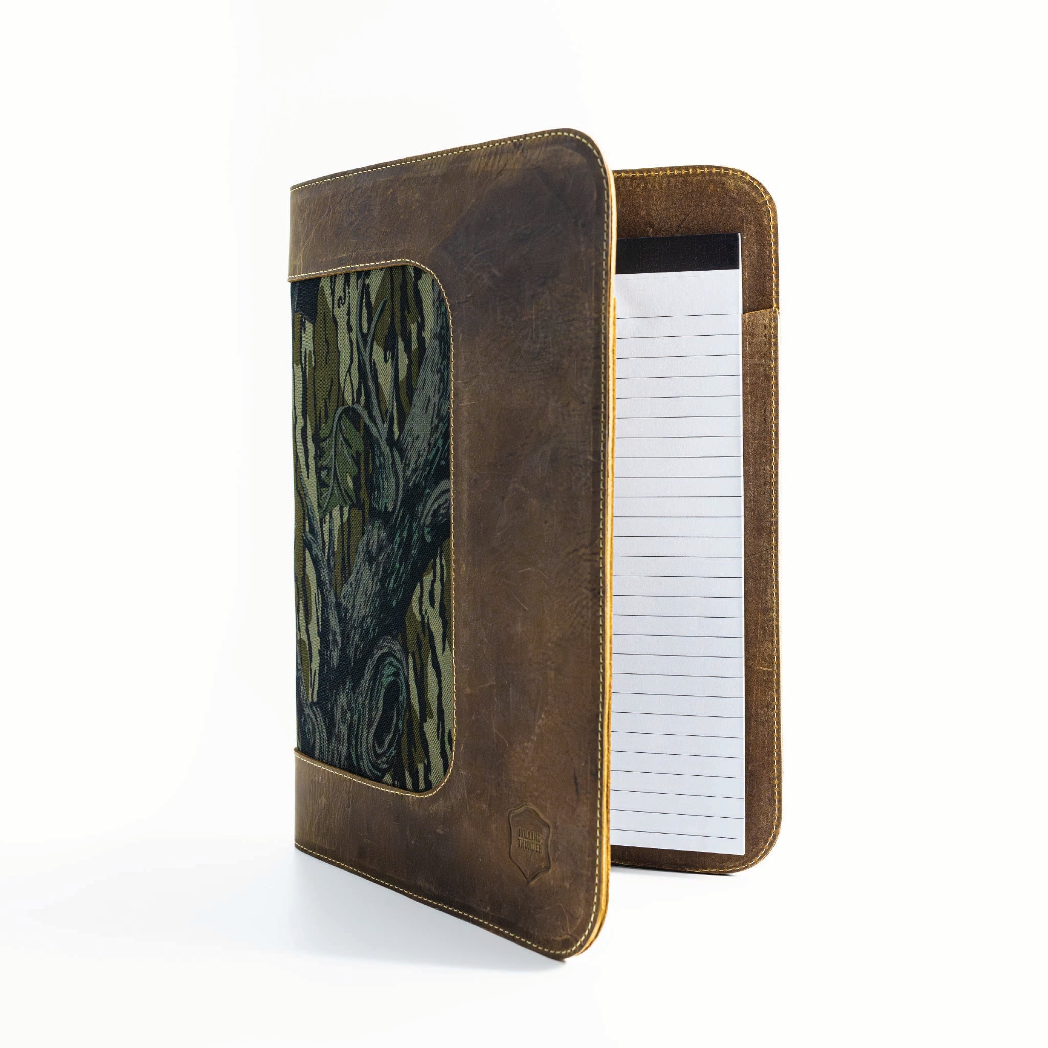 Leather Portfolio with Mossy Oak® In-lay (8.5"x11" Legal Pad)