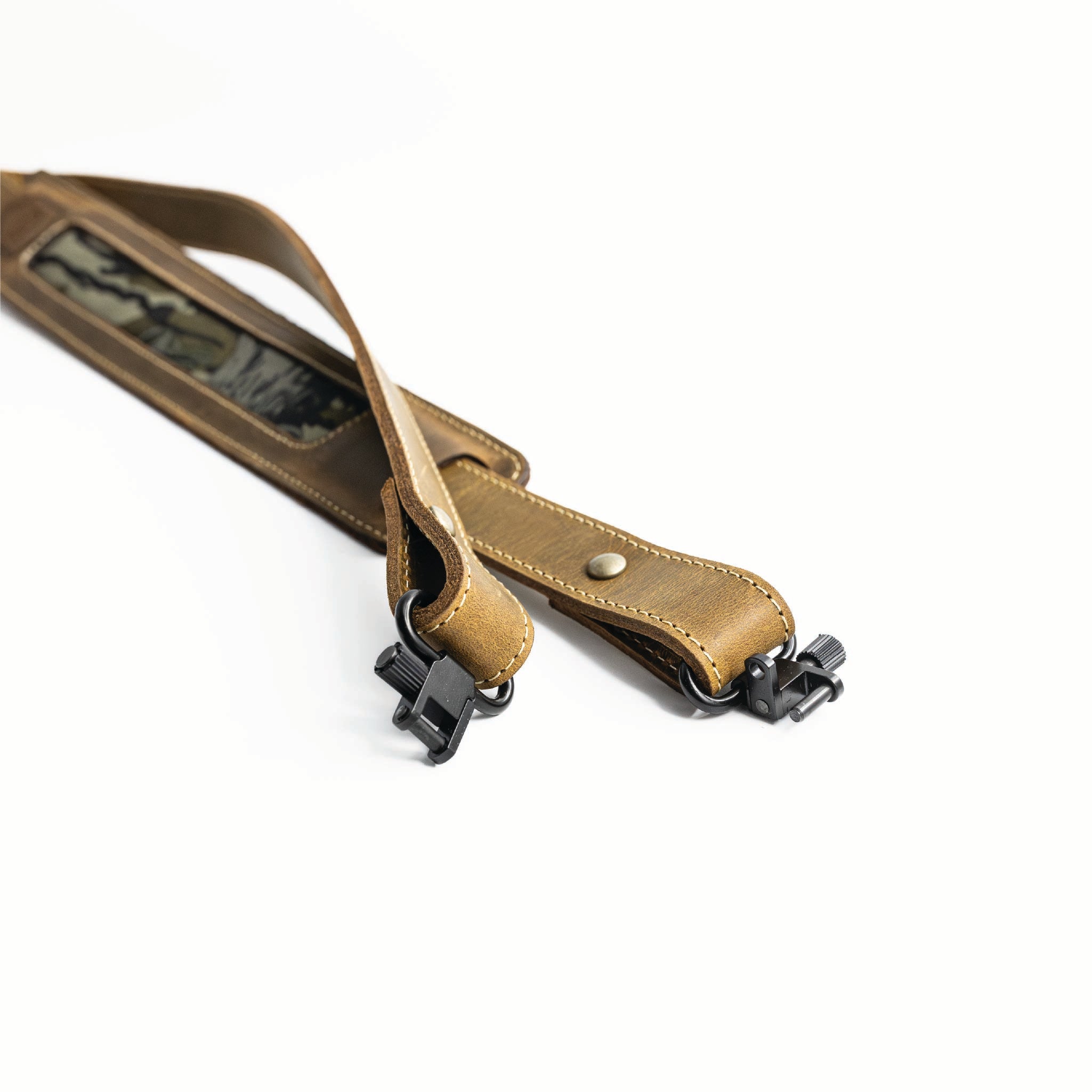 Leather Gun Sling with Mossy Oak® Inlay