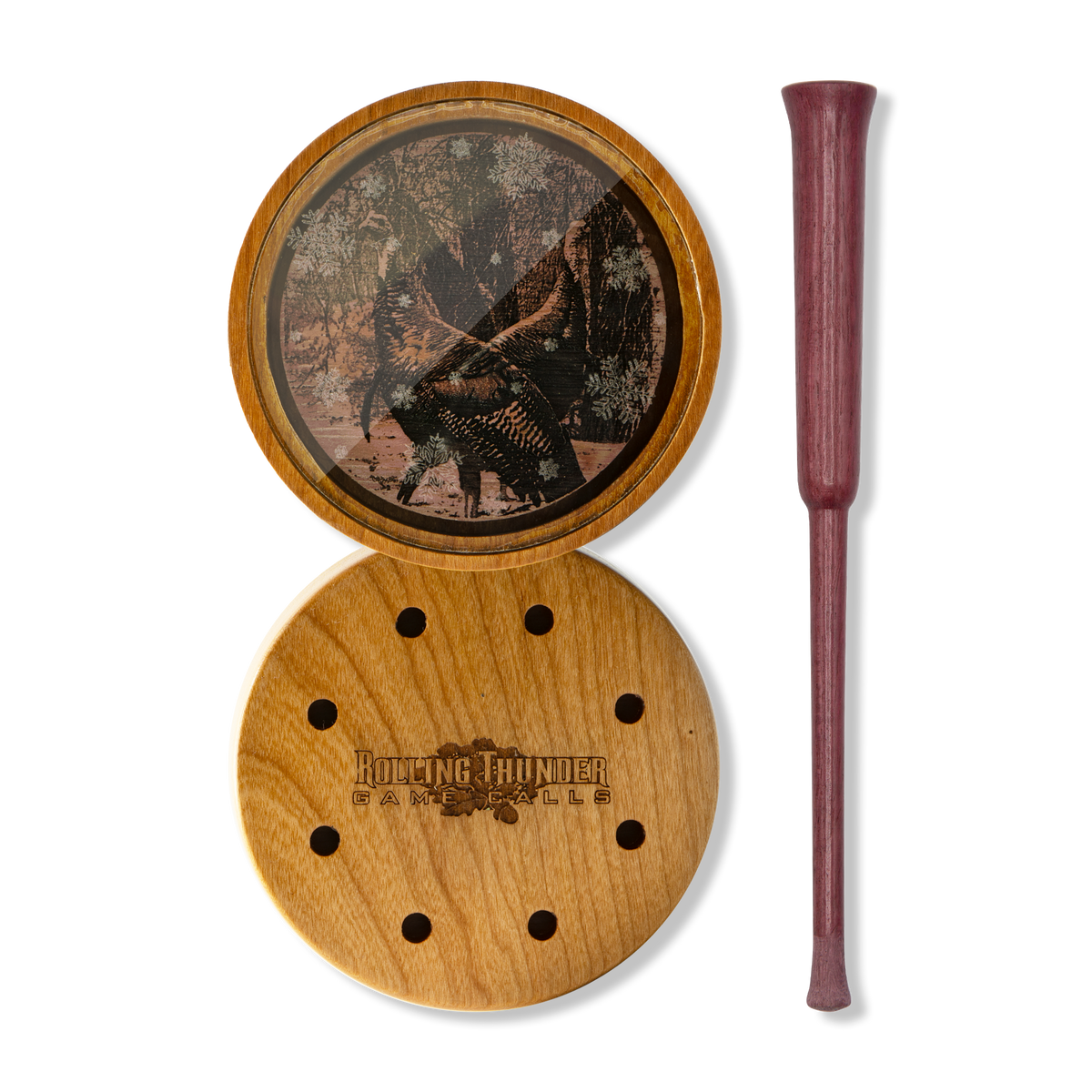 Mr. Fox Limited Edition Crystal Pot Call with Purpleheart Striker factory