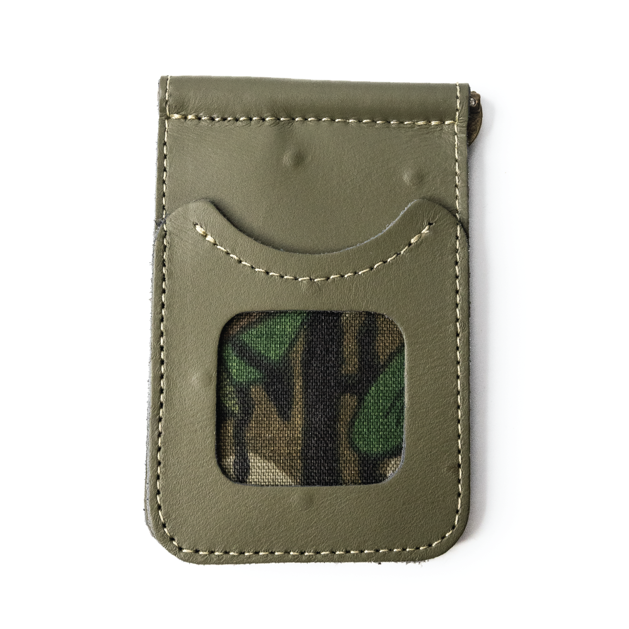 Leather Wallet w/ Mossy Oak In-lay