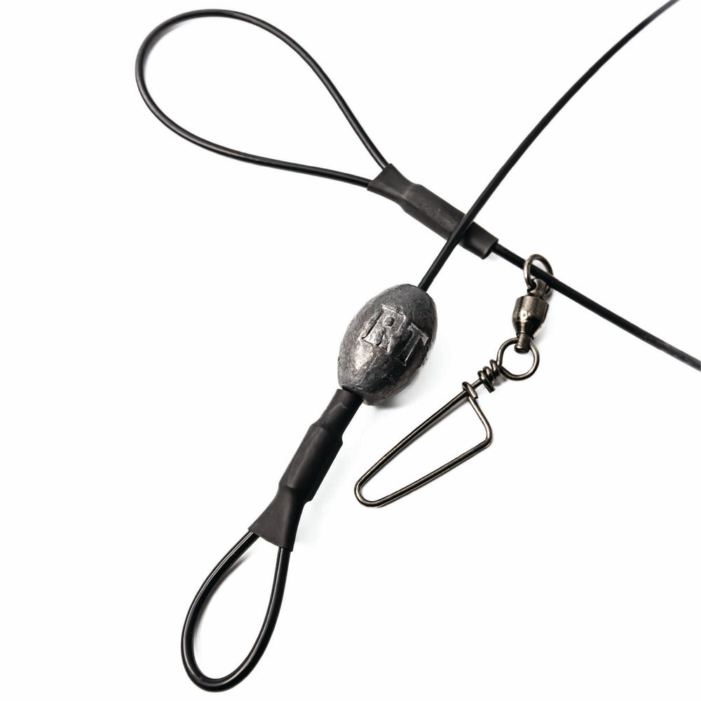 Stainless Steel Decoy Rigs 48” Cable with 2 oz Lead Weights